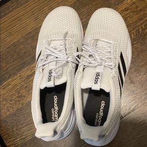 White adidas sneakers